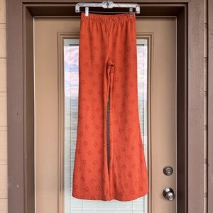 Billabong Orange Flare Pants